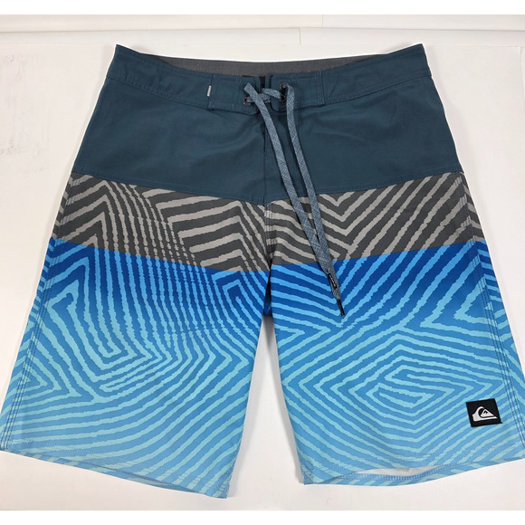Quiksilver Men's S 30 Boardshorts Highline Straight Leg Swimming Trunk Shorts - Picture 1 of 7